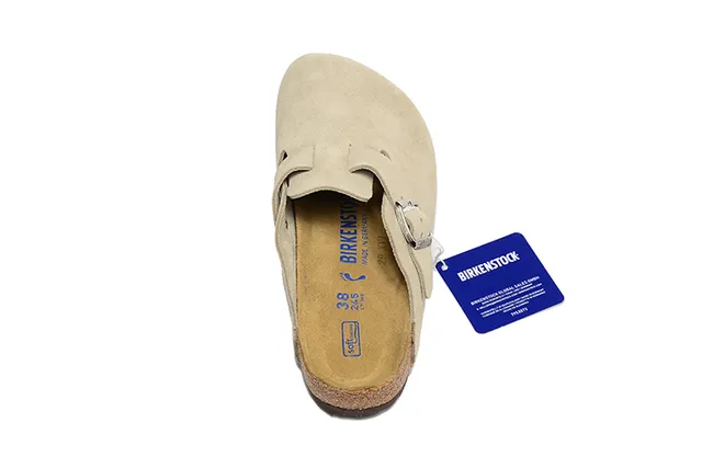 Birkenstock Arizona zueco camurça bege 4