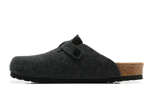 Birkenstock Arizona Sabots en feutre gris foncé 4