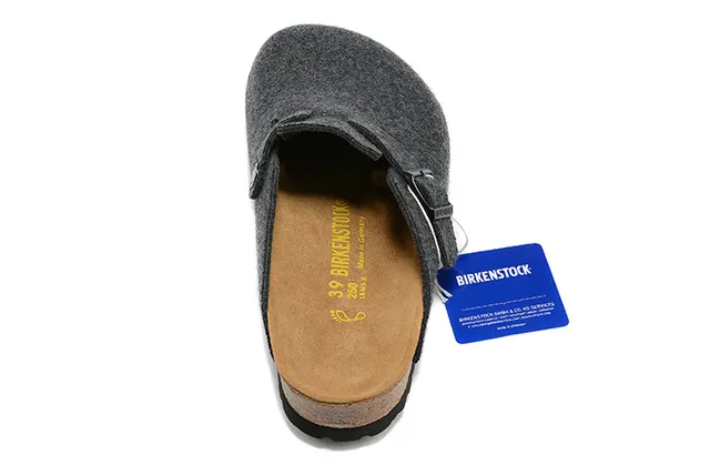 Birkenstock Arizona Sabots en feutre gris foncé 5
