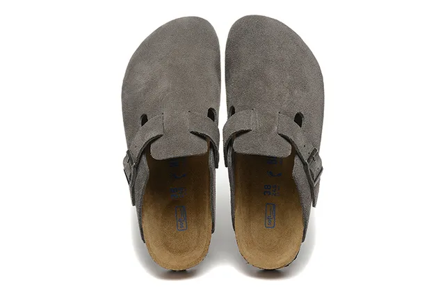 Birkenstock Arizona Zueco Cinza de Camurça 2