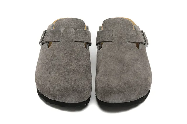 Birkenstock Arizona Zueco Cinza de Camurça 3