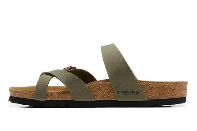 Birkenstock Arizona Olive Green Casual Sandals 4