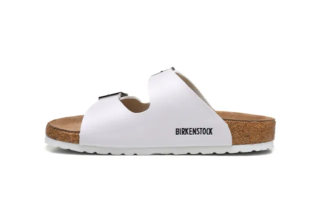 Birkenstock Arizona sandales casual blanches 4