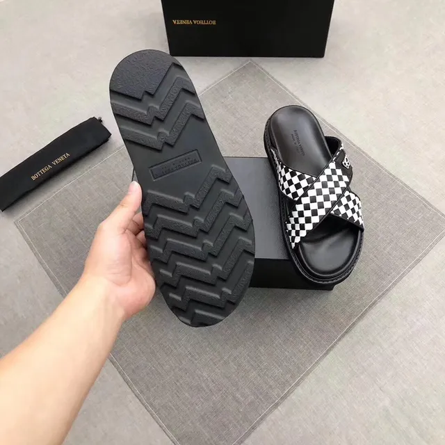 Bottega Veneta Andiamo Sandales Casuales à Damier à Brides Croisées 4