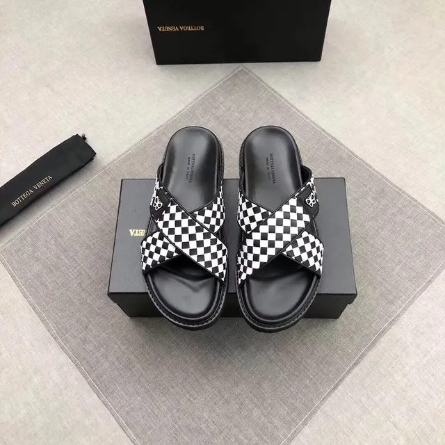 Bottega Veneta Andiamo Sandales Casuales à Damier à Brides Croisées 6