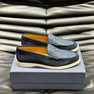 Bottega Veneta Andiamo Quilted Suede Loafers