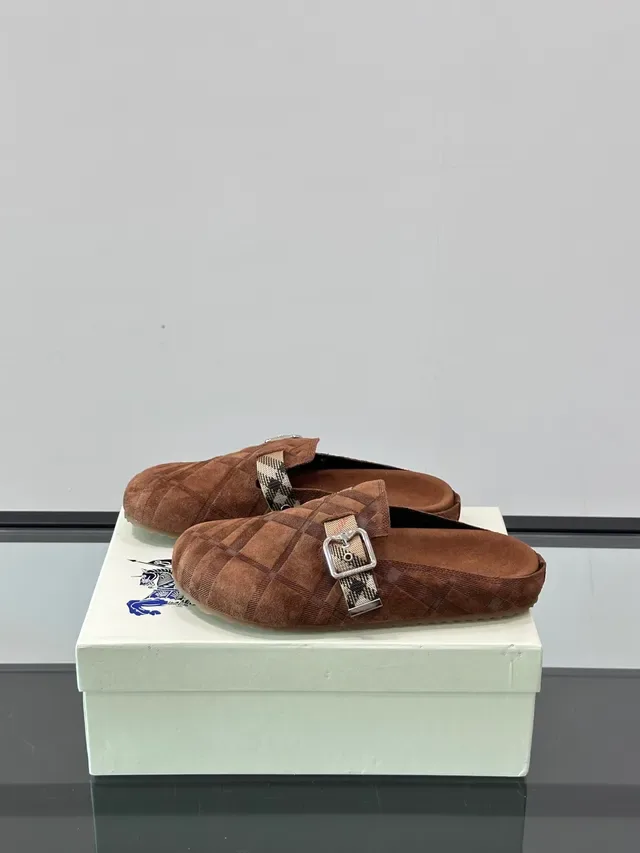 Bottega Veneta Cassette Mule Brown Woven Suede Loafers 4