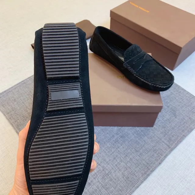 Bottega Veneta Tissé Intrecciato Daim Mocassins 4