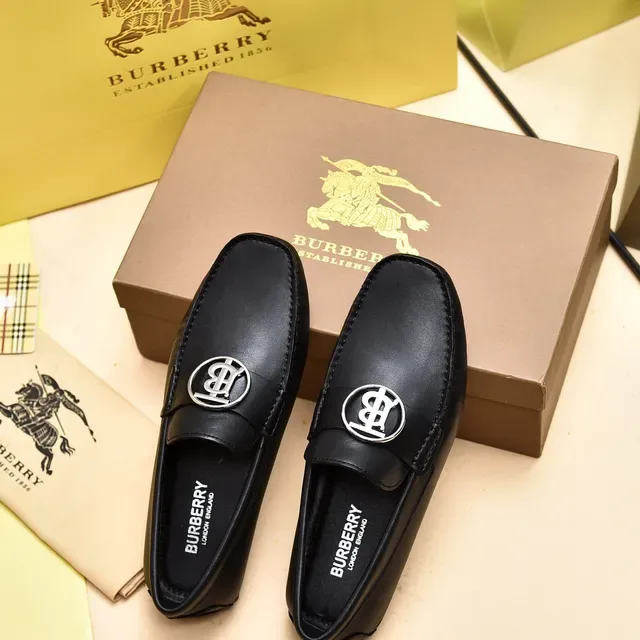 Burberry Knight Black Leather Penny Loafer 3