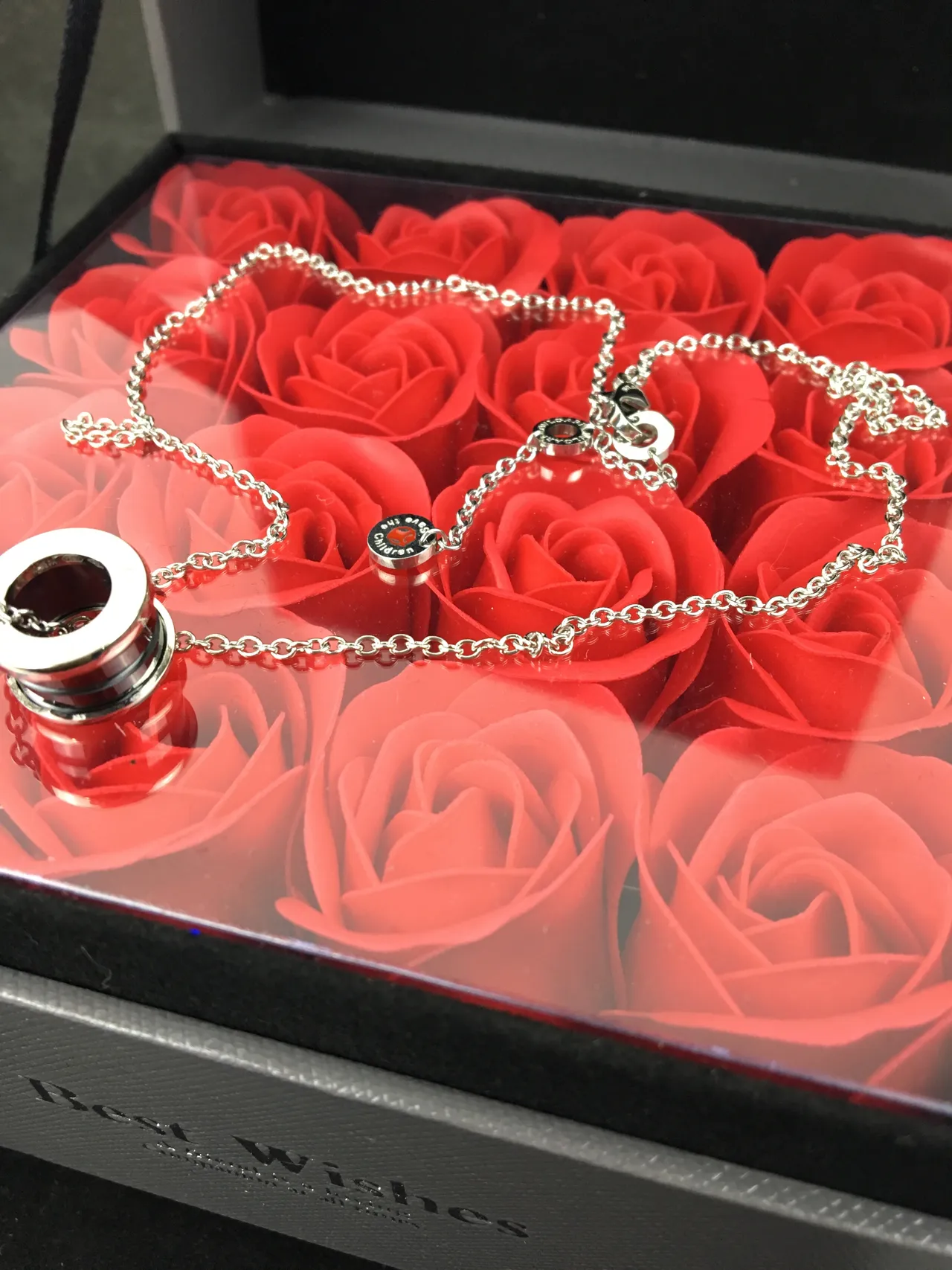 Bvlgari B.zero1 Black Ceramic and Silver Necklace 2
