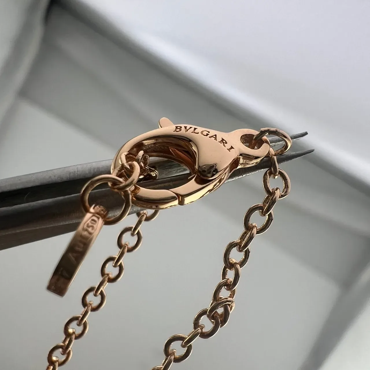 Bvlgari B.zero1 Meander Pavé Pendant Necklace 3