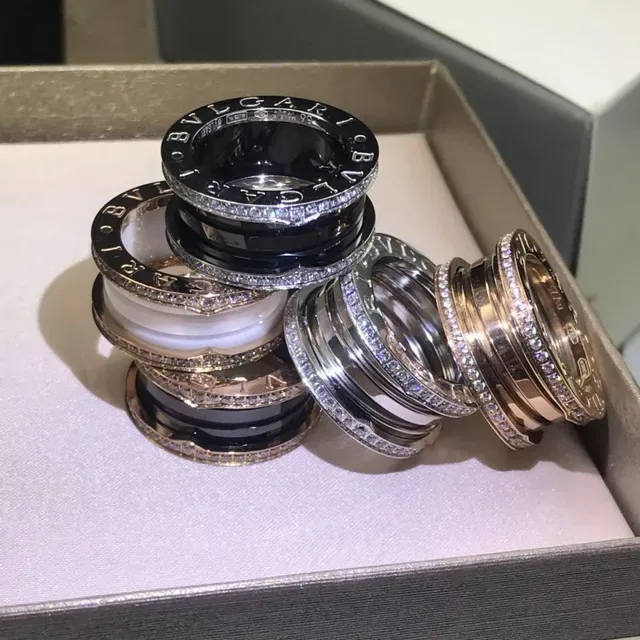 Bvlgari B.zero1 Multi-Band Pavé Crystal Ring 2