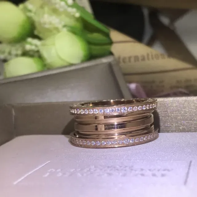 Bvlgari B.zero1 Multi-Band Pavé Crystal Ring 3