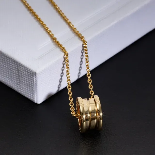 Bvlgari B.zero1 Multi-Ring Gold Necklace 3