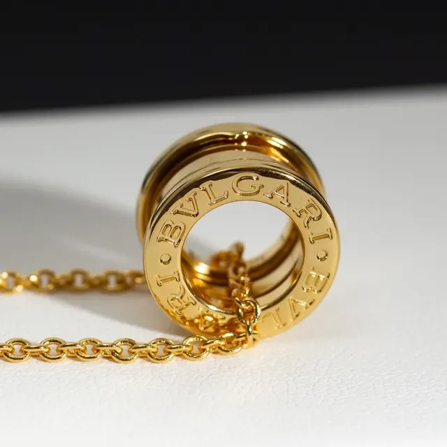 Bvlgari B.zero1 Multi-Ring Gold Necklace 4