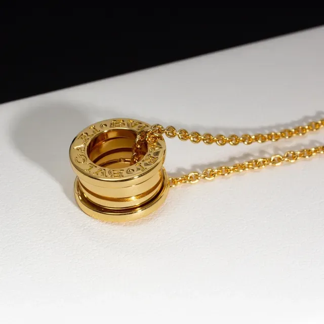 Bvlgari B.zero1 Multi-Ring Gold Necklace 5