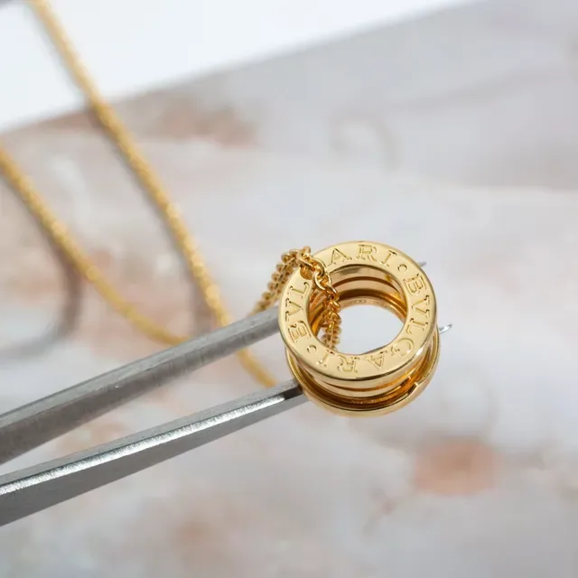 Bvlgari B.zero1 Multi-Ring Gold Necklace 6