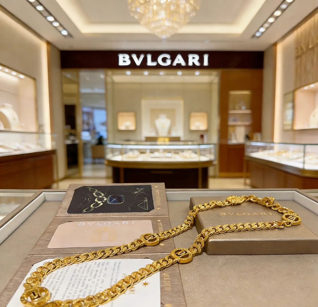 Bvlgari B.zero1 Roc Triple Médaillon Or Collier 3