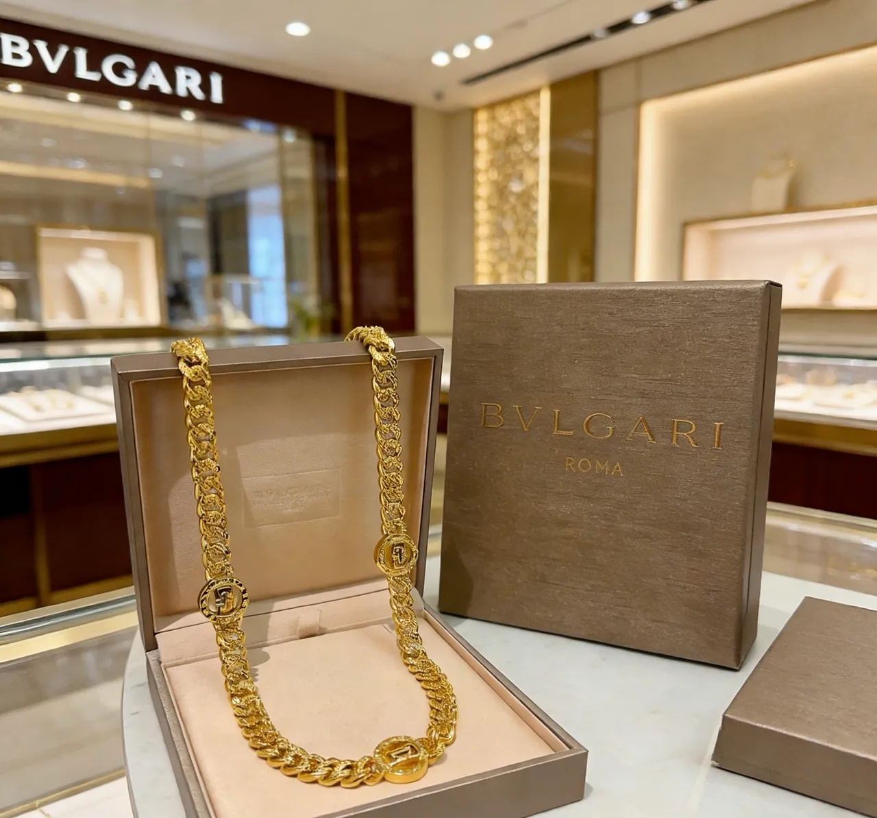 Bvlgari B.zero1 Roc Triple Médaillon Or Collier 4