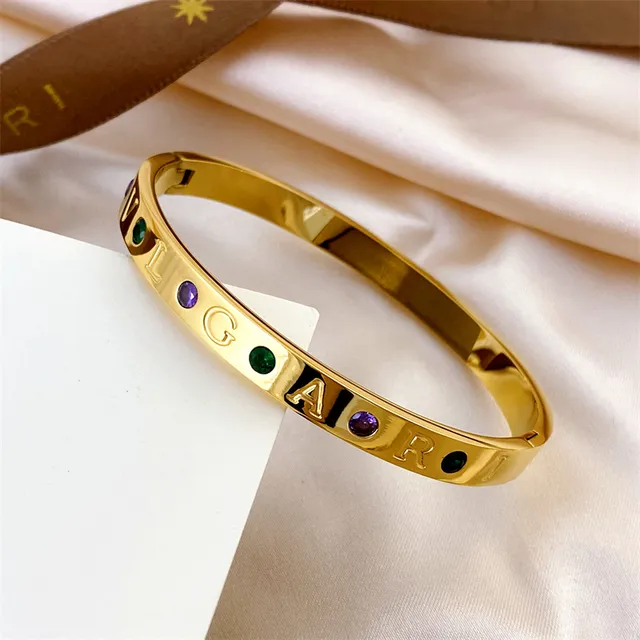 Bvlgari BVLGARI BVLGARI Bracelets avec Gravure de Gemmes et Inlay 3