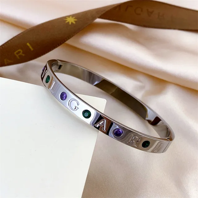 Bvlgari BVLGARI BVLGARI Bracelets avec Gravure de Gemmes et Inlay 4