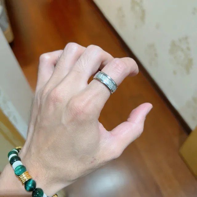 Bvlgari Engraved Texture Wide Band Ring 2