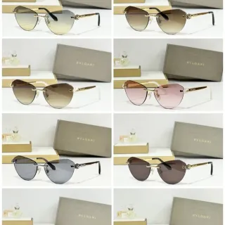 Bvlgari Rimless Cat-Eye Gradient Sunglasses