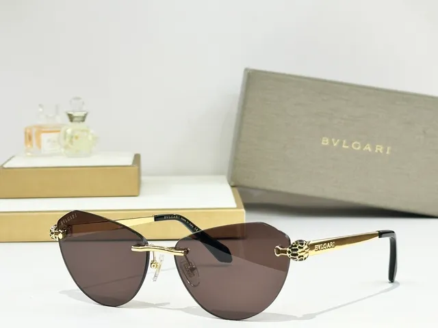 Bvlgari Rimless Cat-Eye Gradient Sunglasses 4