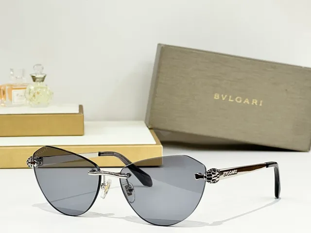 Bvlgari Rimless Cat-Eye Gradient Sunglasses 5