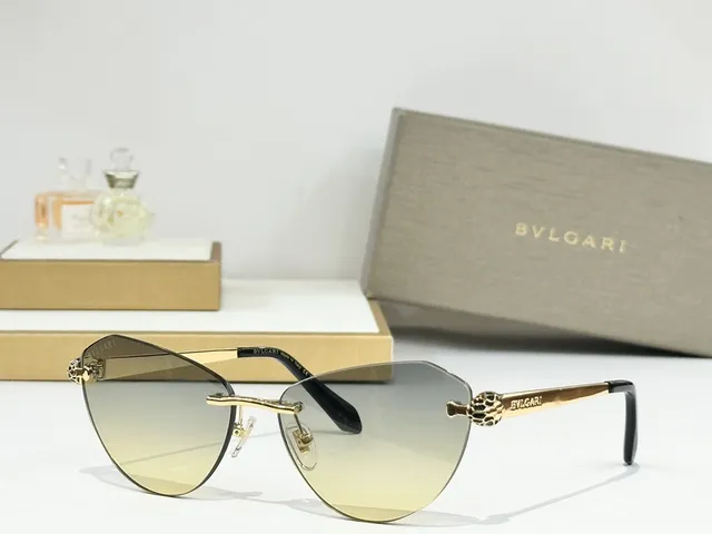 Bvlgari Rimless Cat-Eye Gradient Sunglasses 9
