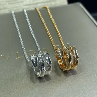 Bvlgari Serpenti Tubogas Triple-Tube Pendant Necklace