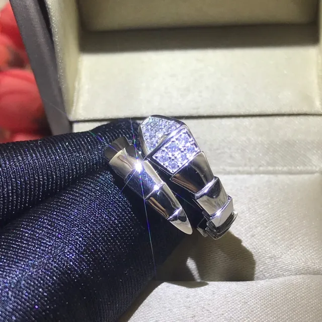 Bvlgari Silver Gold Articulated Segmented Pavé Diamond Ring 4