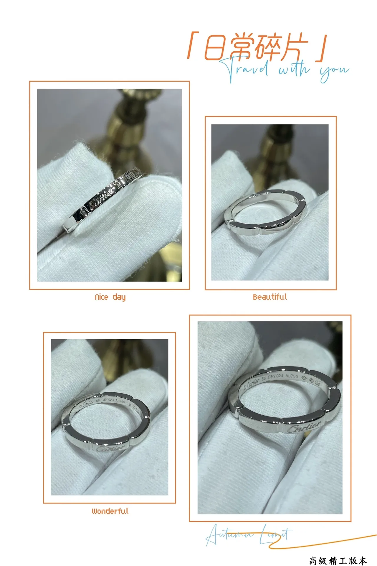 Cartier Juste un Clou Engraved Flat Band Ring 2