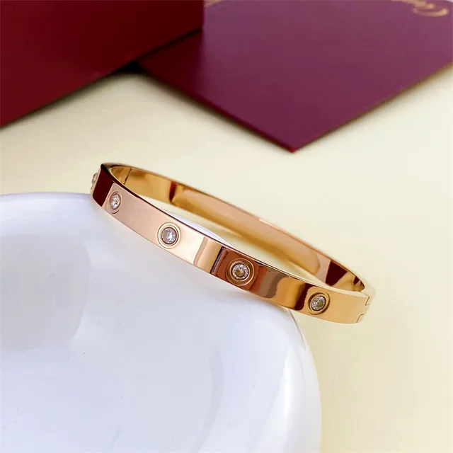 Cartier Love Bracelet Argent Or jaune Or rose Bracelets empilables 2