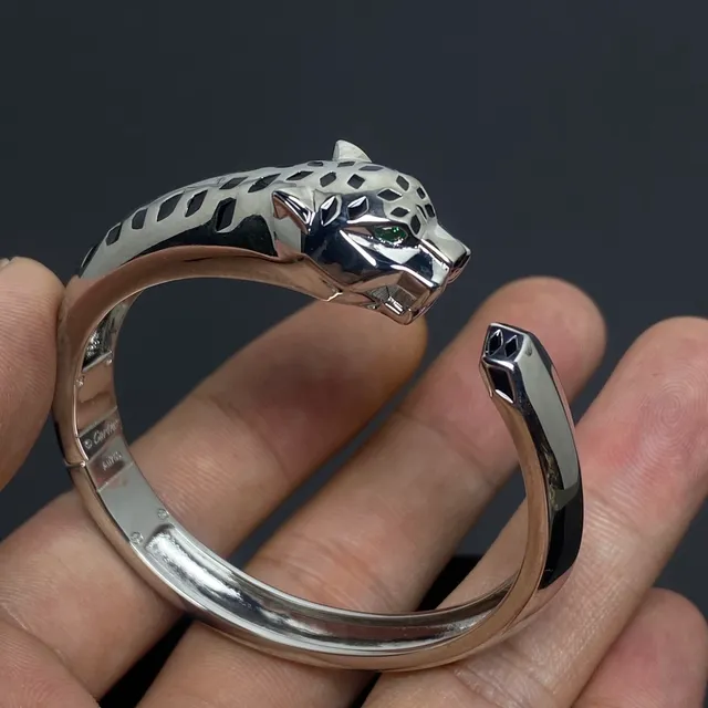 Cartier Panthère de Cartier رأس Panther سوار مفتوح 2