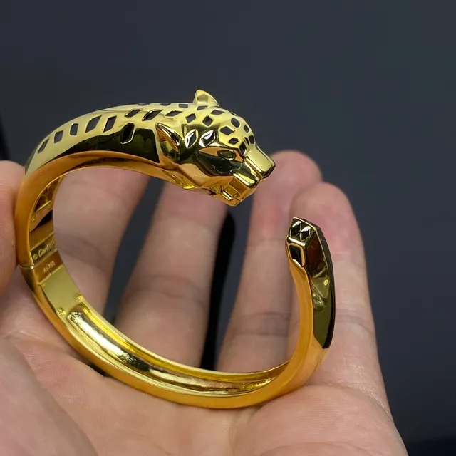 Cartier Panthère de Cartier رأس Panther سوار مفتوح 4