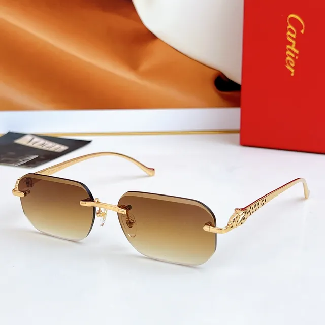 Cartier Rimless Gradient Lens Sunglasses 5