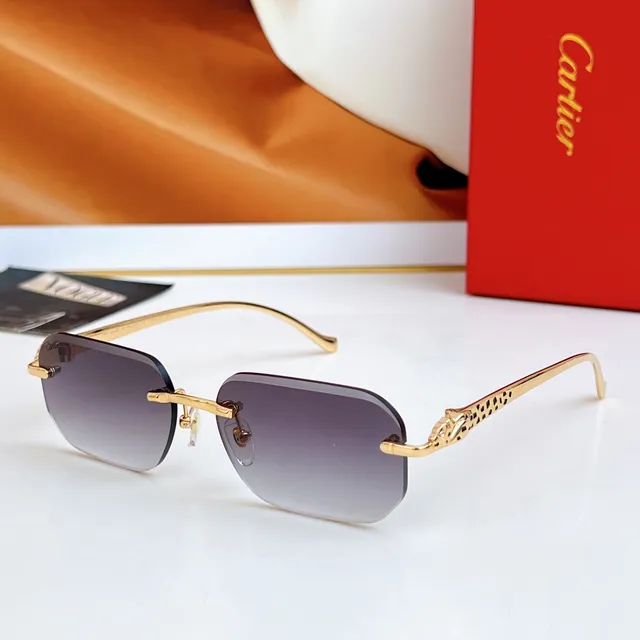 Cartier Rimless Gradient Lens Sunglasses 7