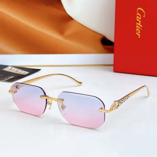 Cartier Rimless Gradient Lens Sunglasses 8