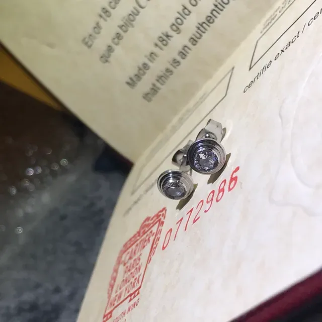 Cartier Single-Stone Bezel-Set Round Stud Earrings 3