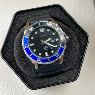 Casio Reloj de Buceo con Bezels Azul y Negro de Cuarzo