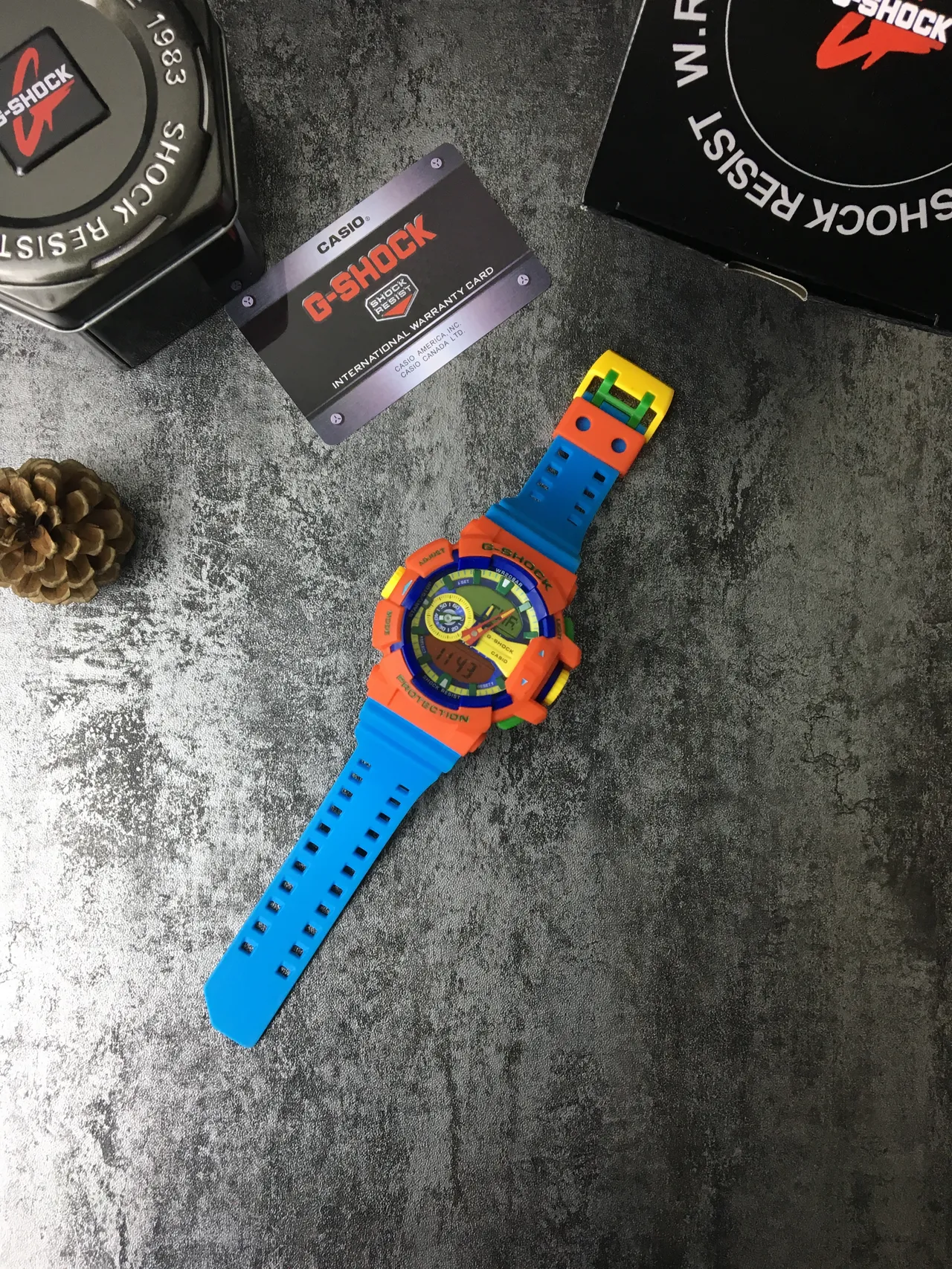 Casio G-Shock GA-100 Multicolor Resin Sports Watch 1