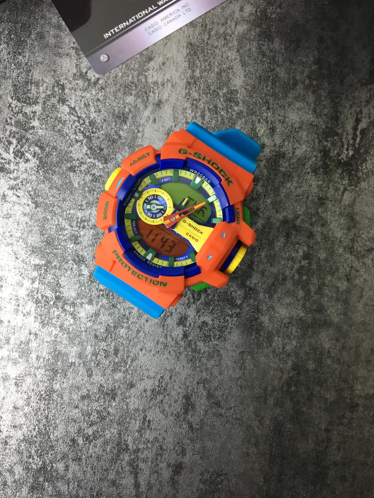 Casio G-Shock GA-100 Multicolor Resin Sports Watch 2