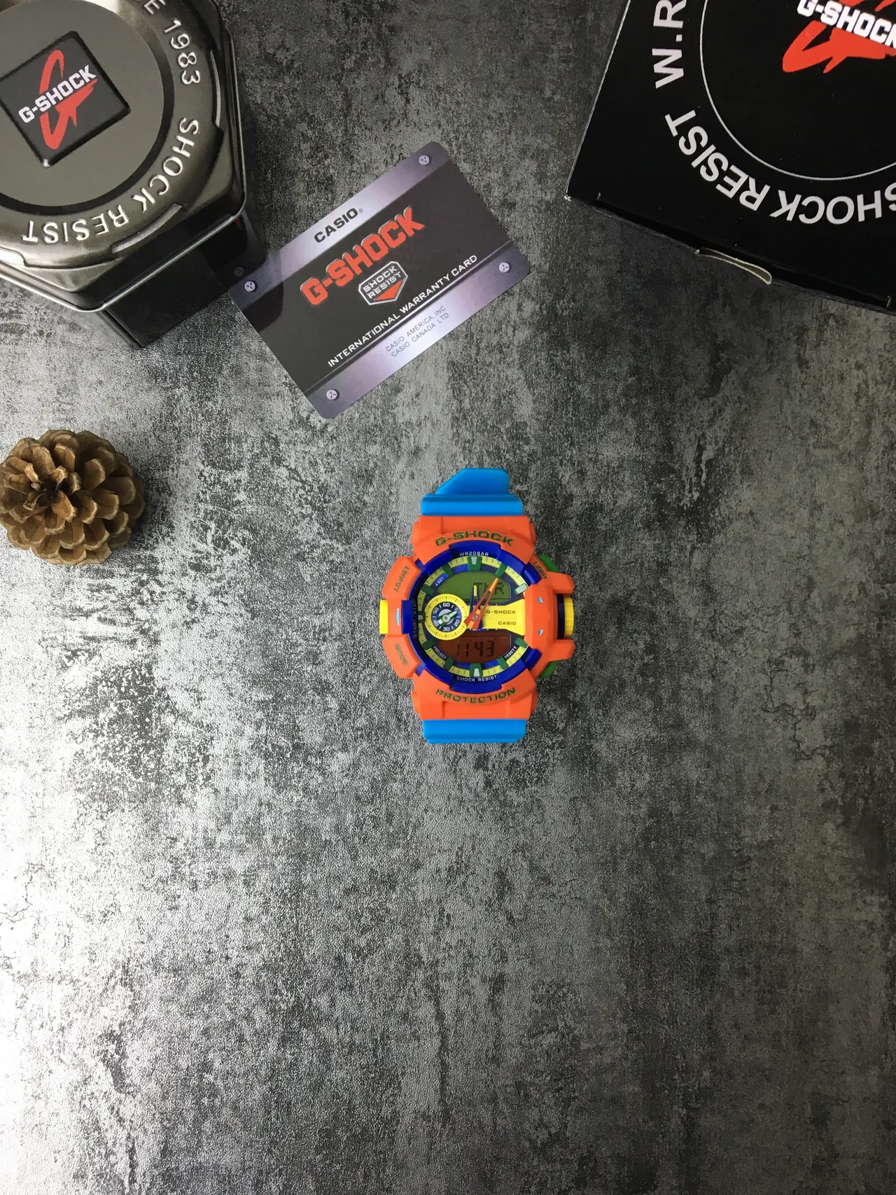 Casio G-Shock GA-100 Multicolor Resin Sports Watch 4