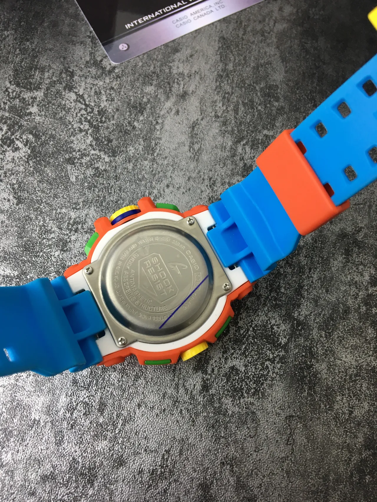 Casio G-Shock GA-100 Multicolor Resin Sports Watch 6