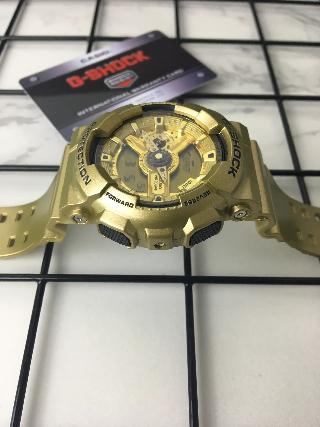 Casio G-Shock GA-110 Montre de sport Analogique-Digitale dorée 5