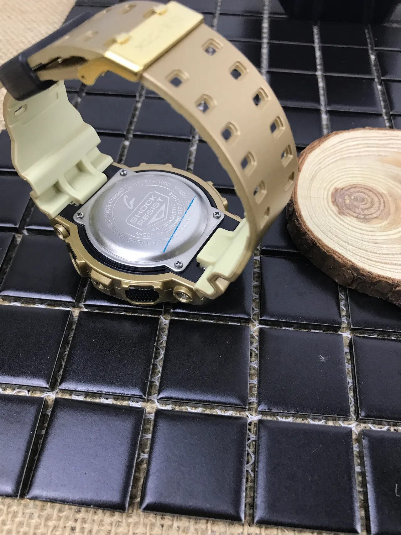 Casio G-Shock GA-110 Montre de sport Analogique-Digitale dorée 14