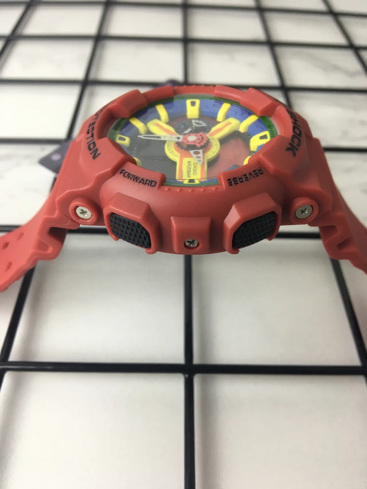 Casio G-Shock GA-110 Multicolor Red Sports Watch 4
