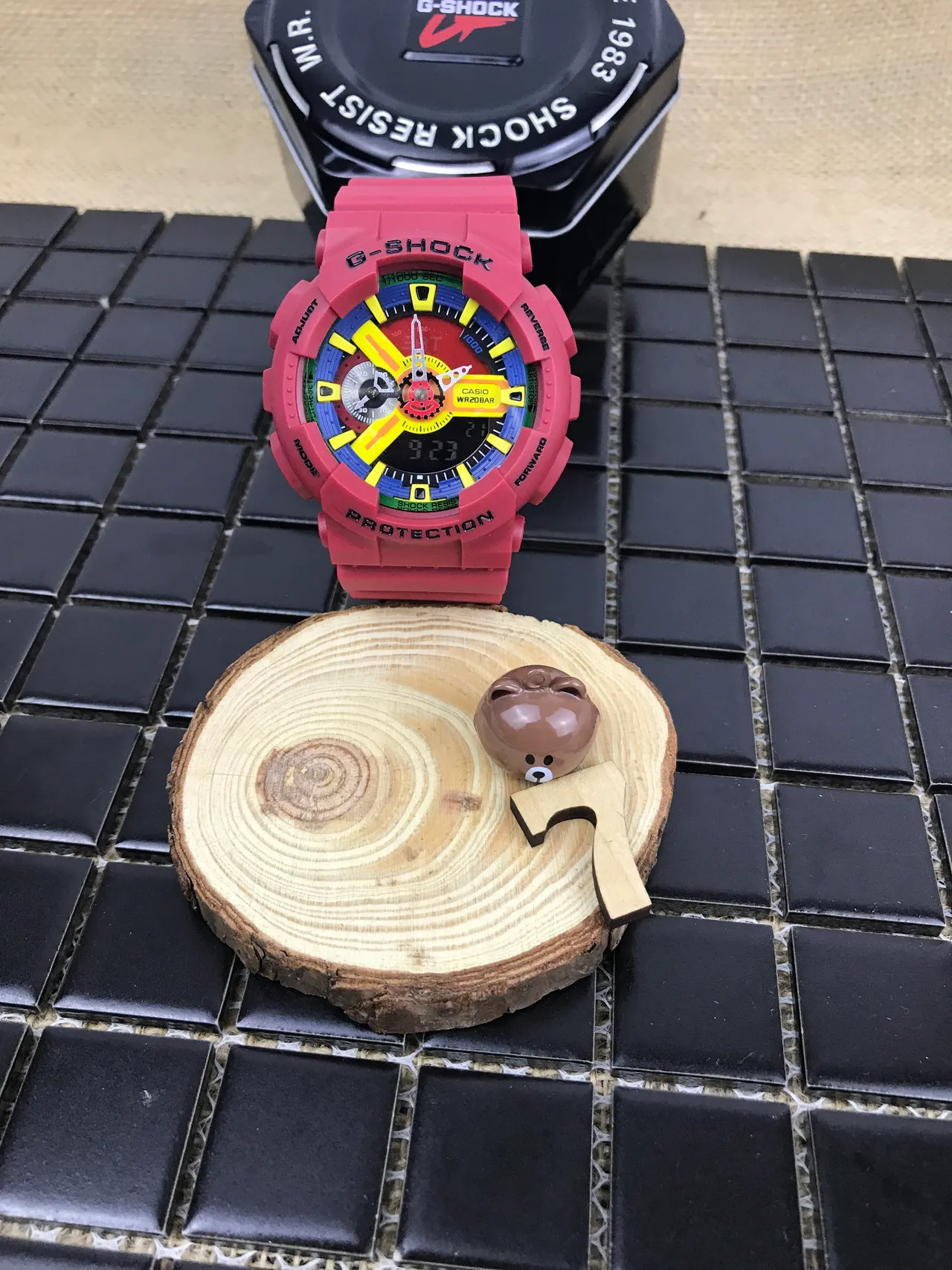 Casio G-Shock GA-110 Multicolor Red Sports Watch 18