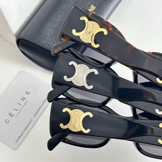 Céline Triomphe lunettes de soleil rectangulaires oversized en acétate